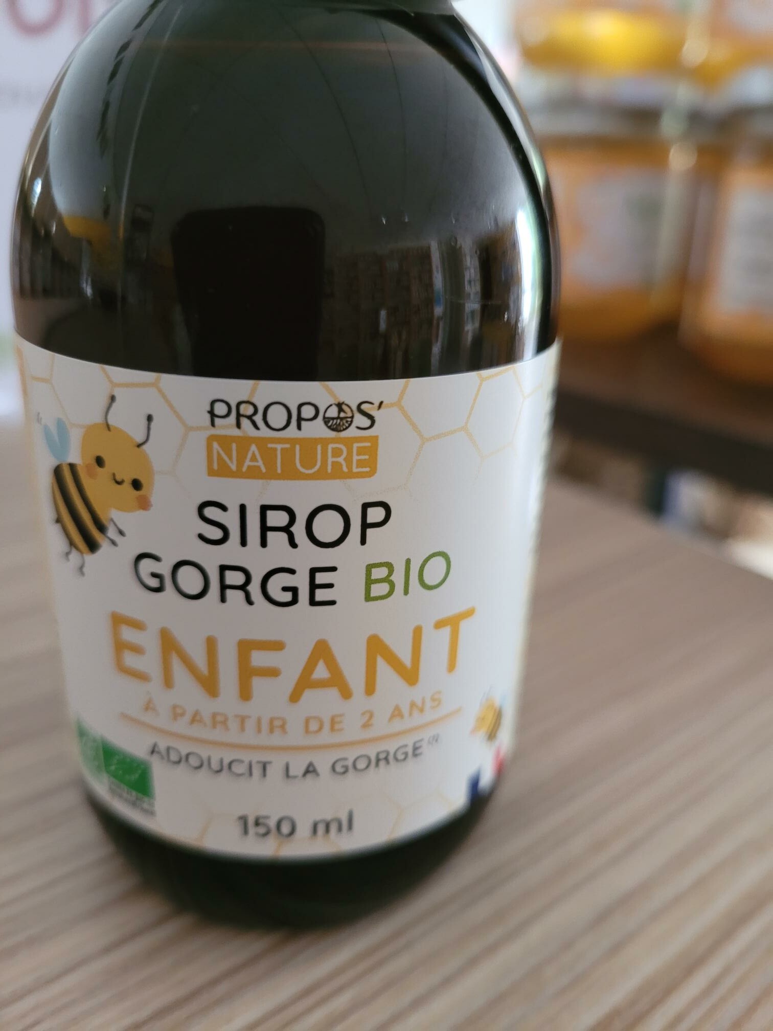 Sirop Gorge Enfant Bio (à partir de 2 ans)