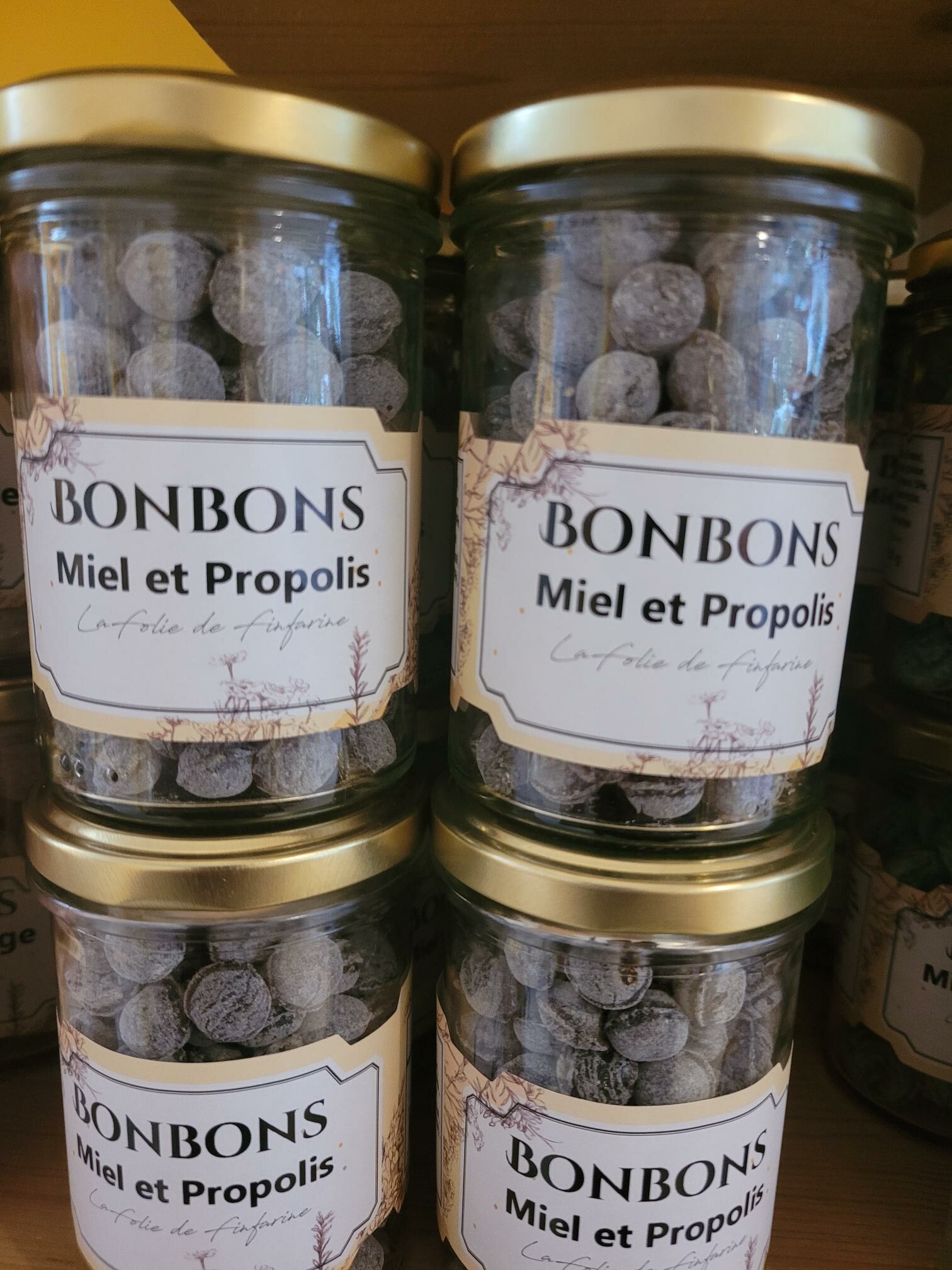 Bonbons miel et propolis