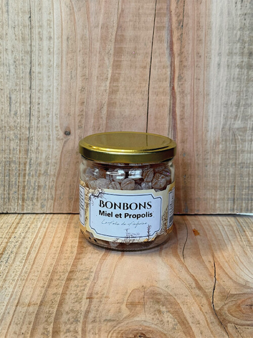 Bonbons miel et propolis pot de 250g