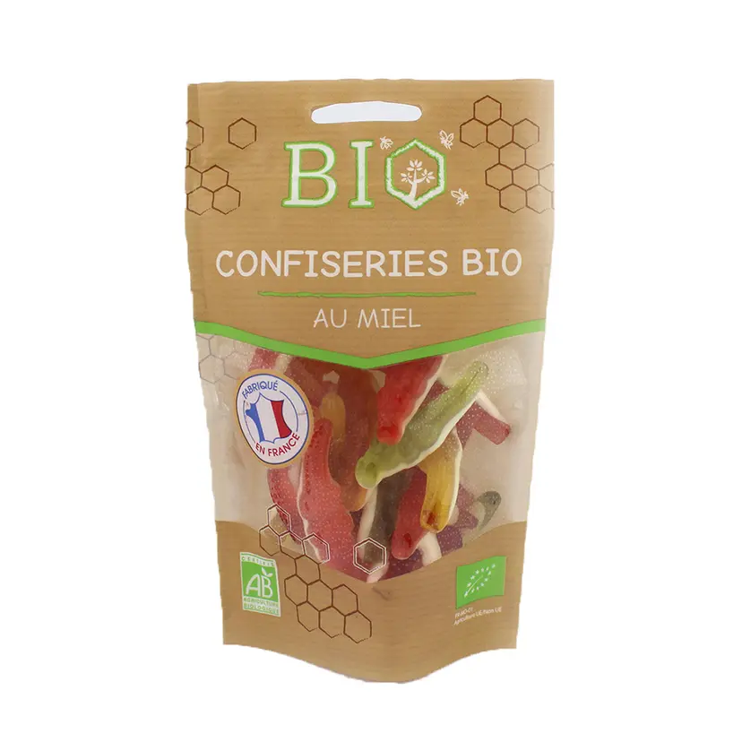 Confiseries BIO au miel crocodiles