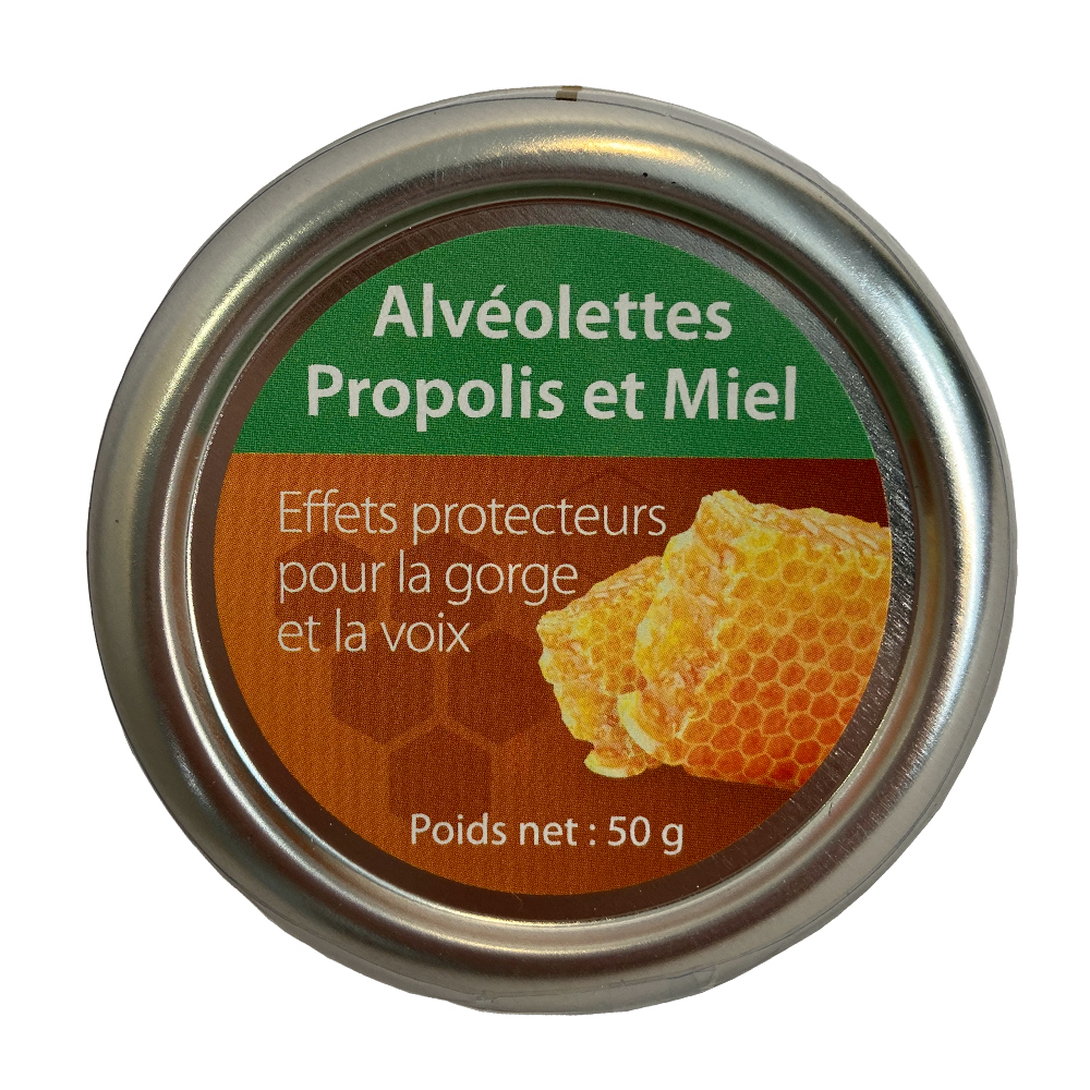 Alvéolettes Propolis et miel