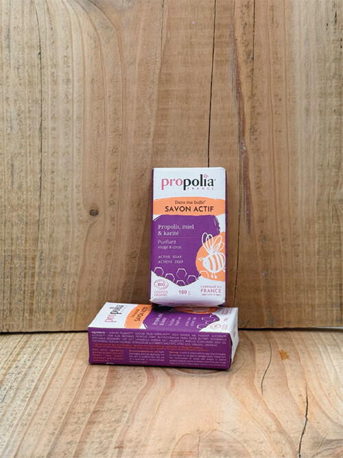 Savon actif bio de la marque Propolia