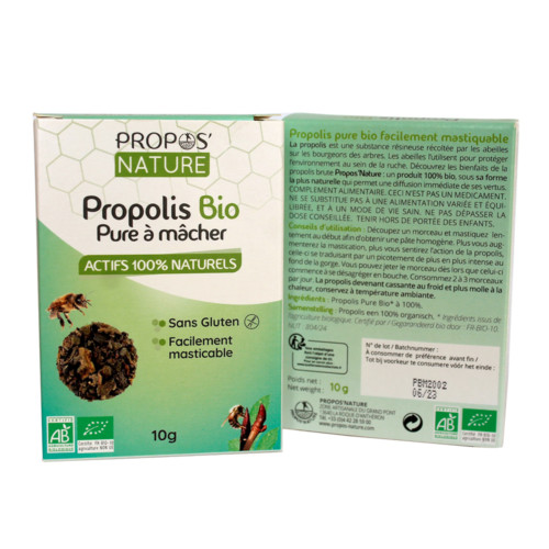 Propolis BIO pure à mâcher