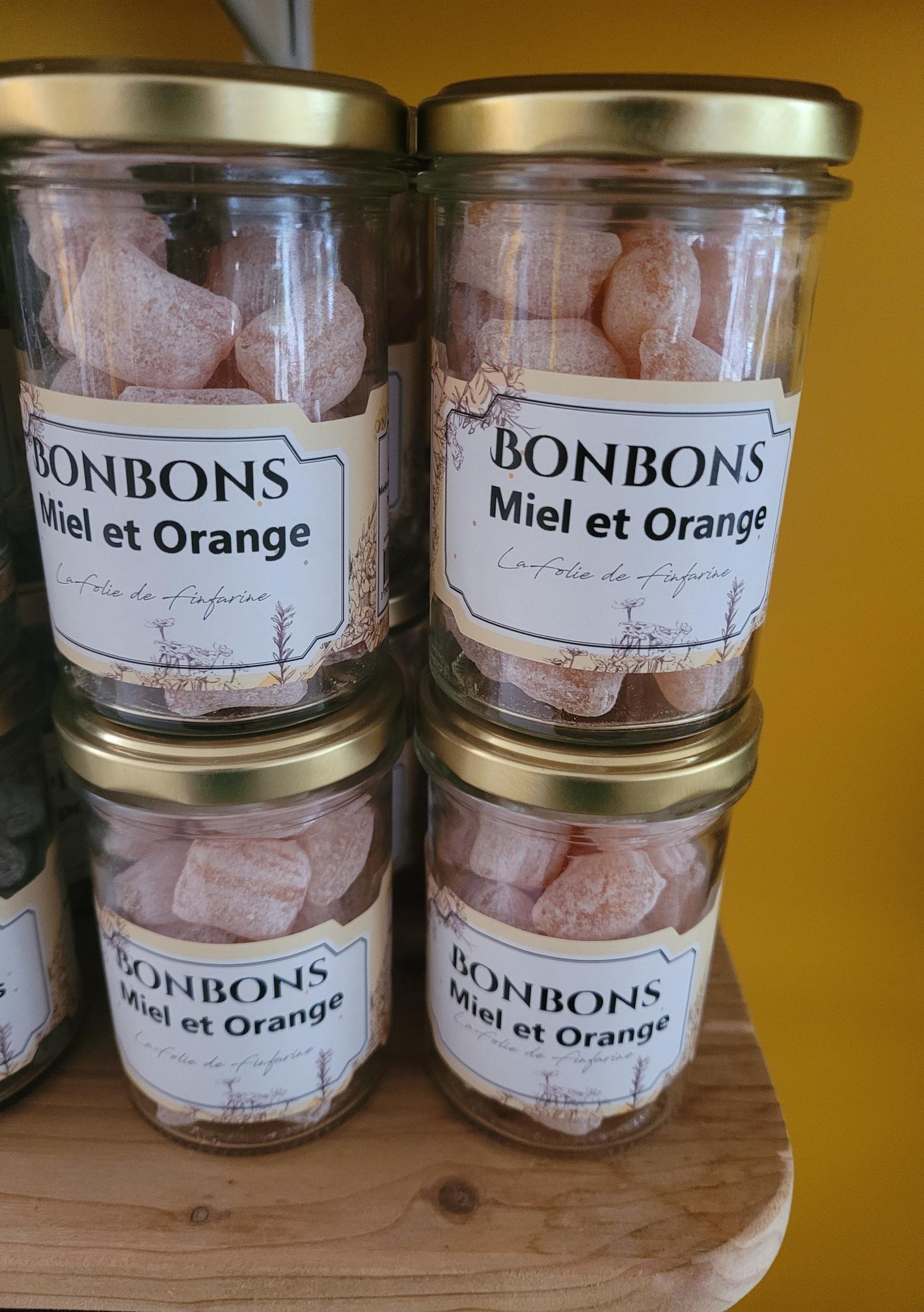 Bonbons miel et orange
